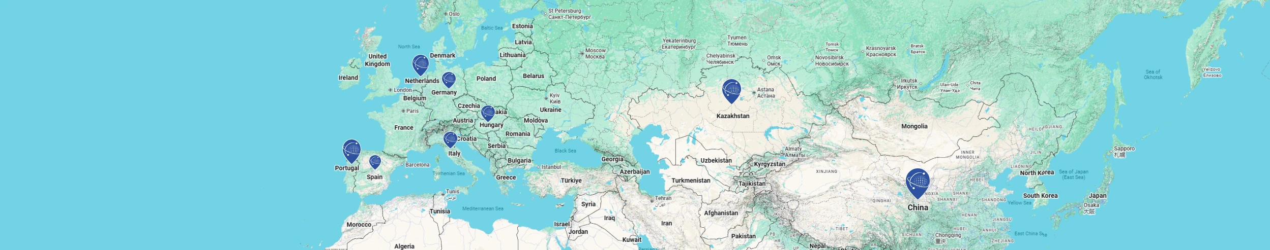 XDK Core Limited global presence map